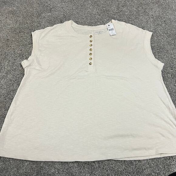 Lane Bryant Tan Blouse Shirt size 18/20 NWT - Picture 1 of 5